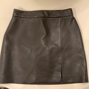 Wilfred gray mini skirt